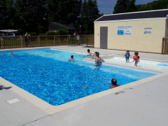 Piscine chauffée du camping