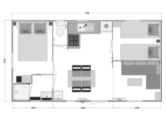 Mobil-Home Modulo 4 personnes